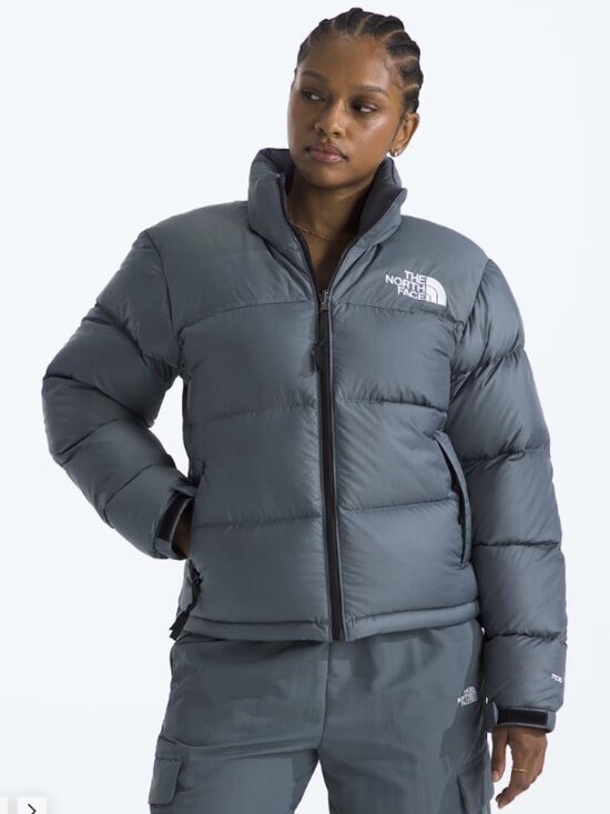 The North Face Jackets & Blazers - The North Face Womens 1996 Retro Nuptse Jacket Granite Grey Size XL 700 Down NWT